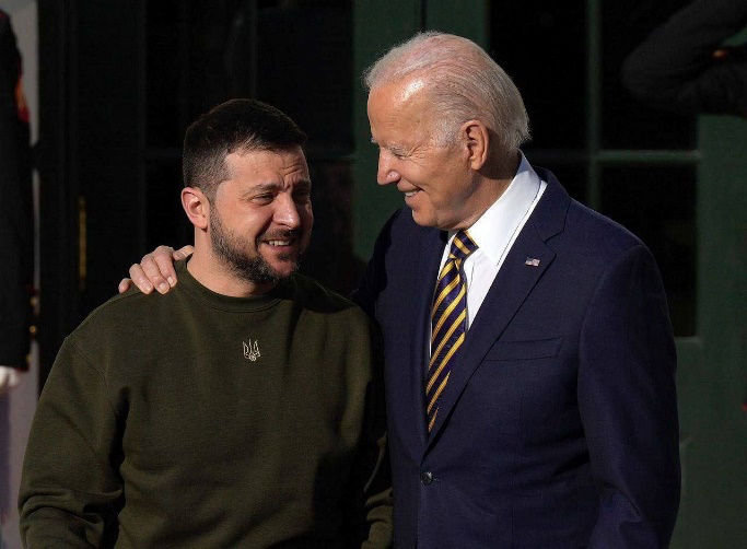 Zelensky et Biden