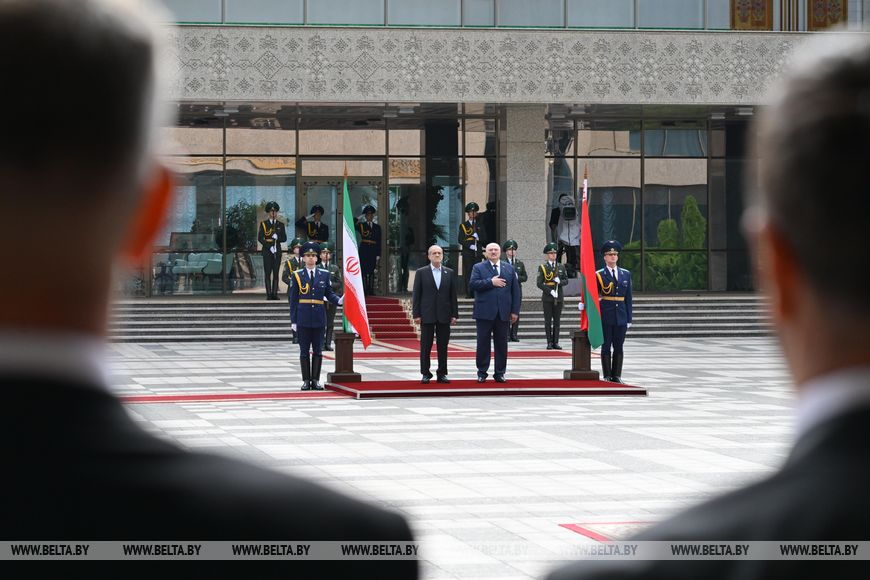 Alexandre Loukachenko et Massoud Pezeshkian