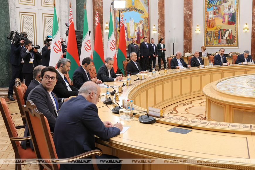 délégation iranienne à Minsk