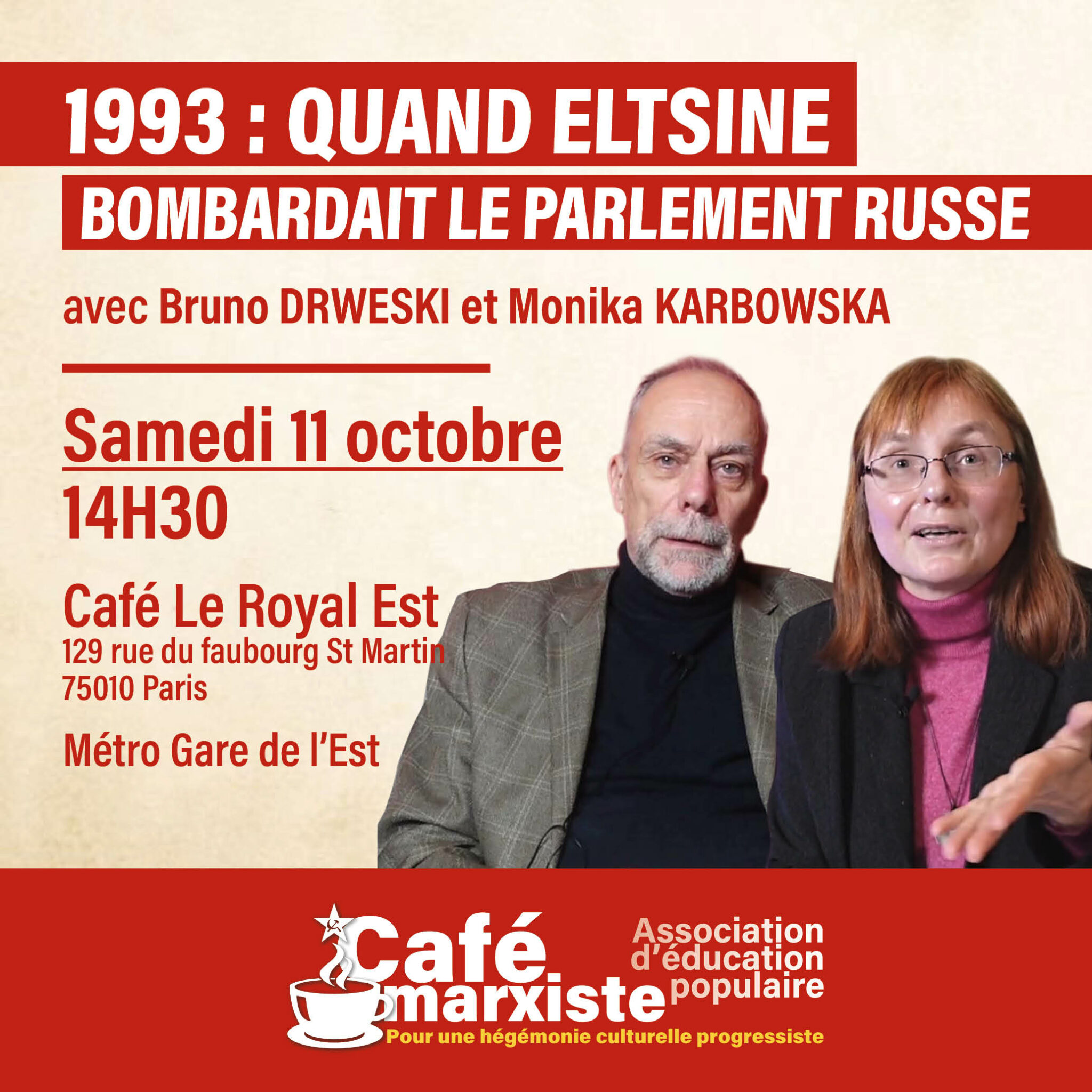 Bruno Drweski et Monika Karbowska